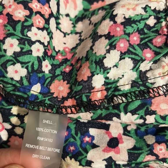 TOMMY Hilfiger Floral Sleeveless Front Button Shirt Midi A-line dress size 2 - Picture 17 of 17